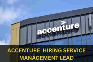 ACCENTURE IS HIRING FOR SERVICE MANAGEMENT LEAD