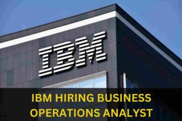 IBM IS HIRING FOR BUSINESS OPERATIONS ANALYST