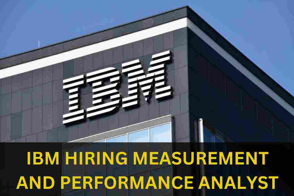 Join IBM as a Measurement and Performance Analyst