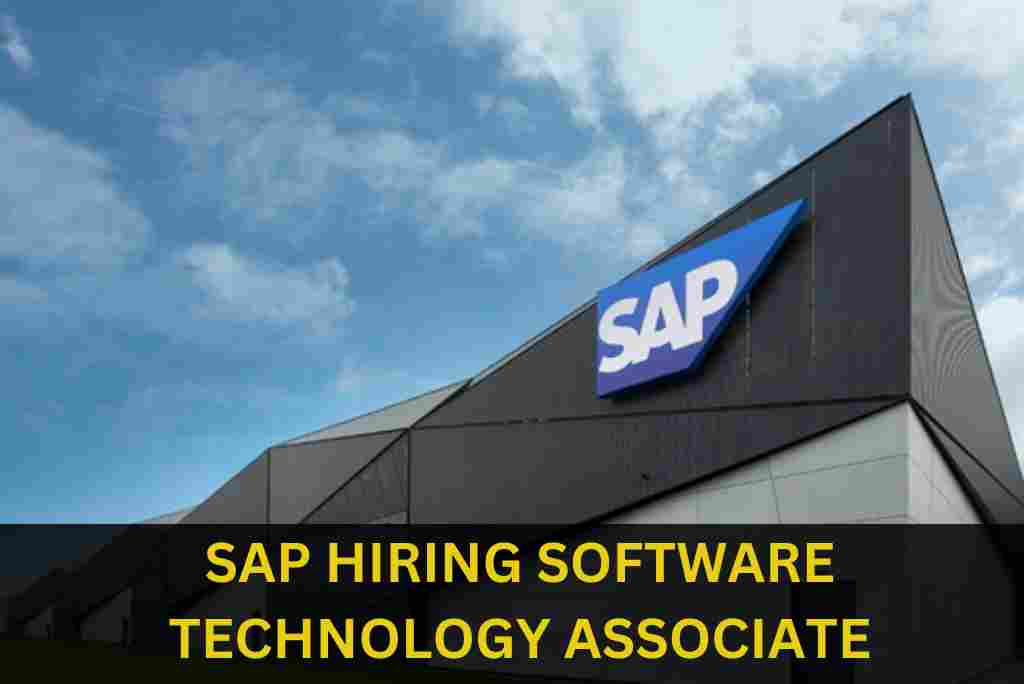 Job Opportunity Software Technology Associate at SAP