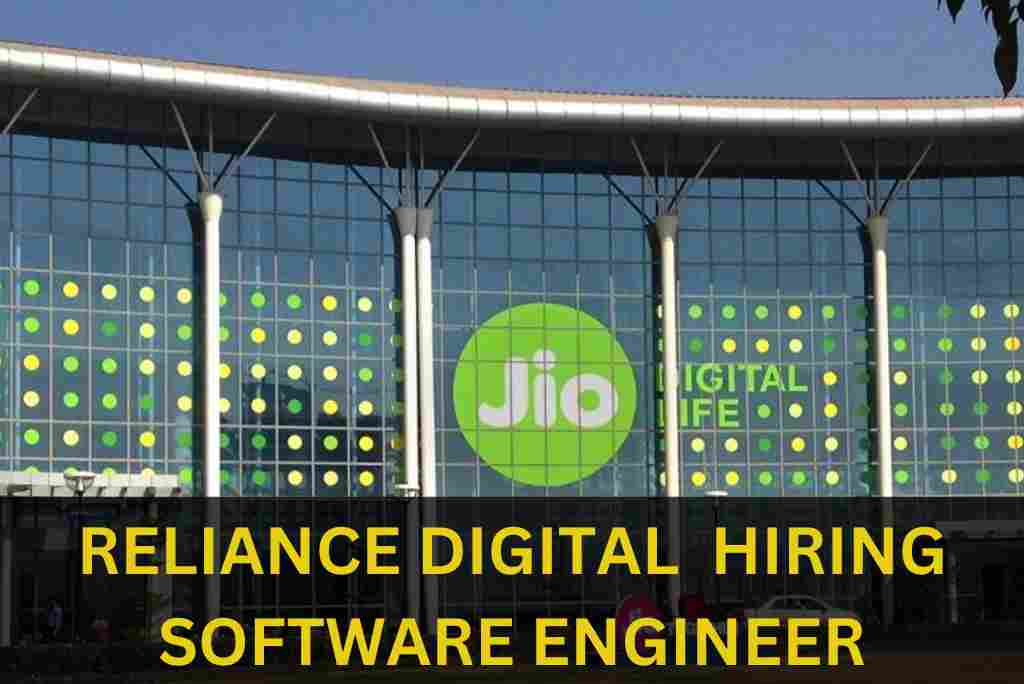 RELIANCE DIGITAL IS HIRING FOR SOFTWARE ENGINEER