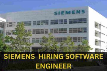 SIEMENS IS HIRING FOR SOFTWARE ENGINEER