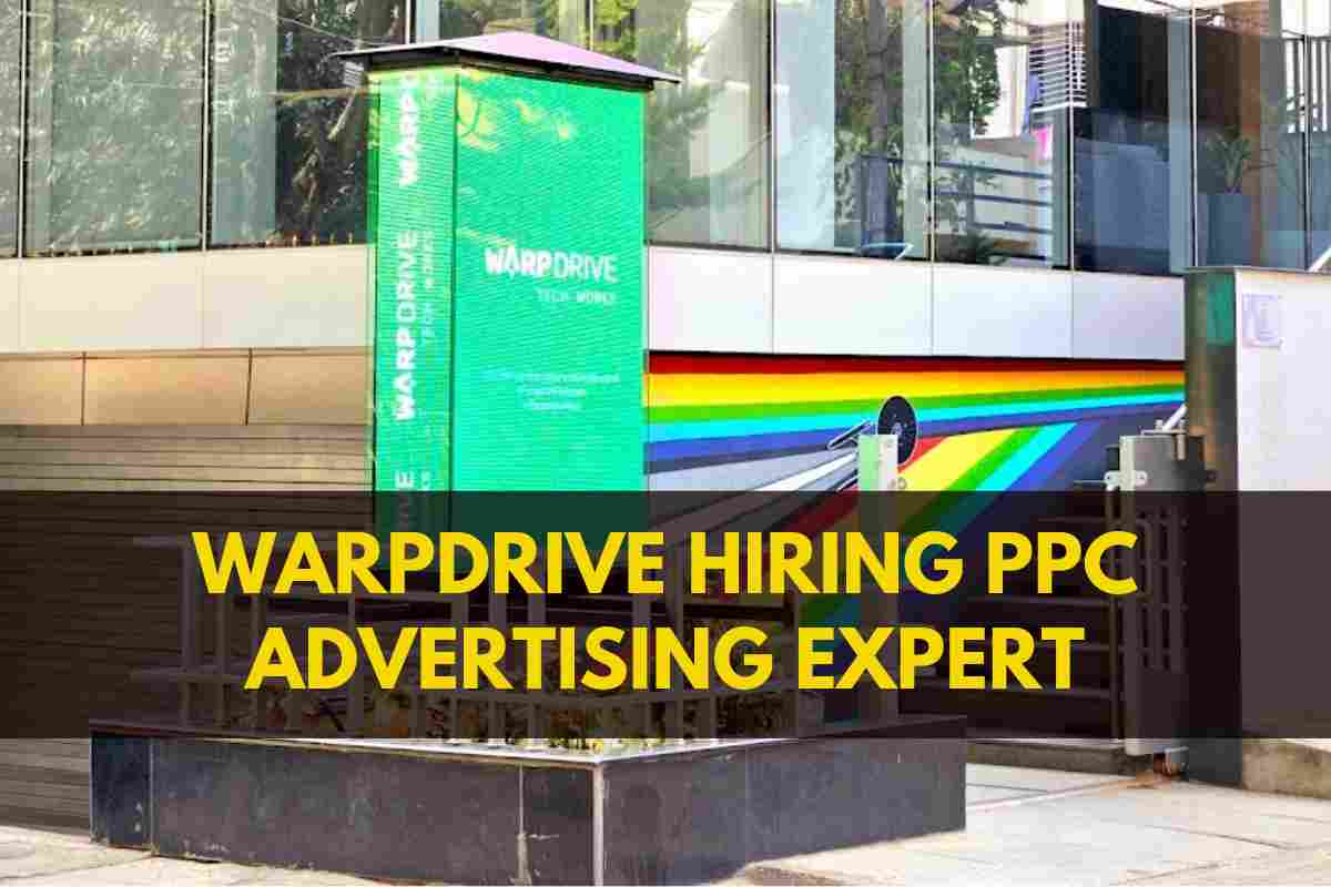 WarpDrive Hiring PPC Advertising Expert