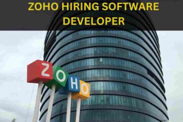 ZOHO IS HIRING FOR SOFTWARE DEVELOPER