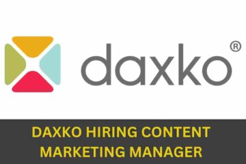 DAXKO IS HIRING FOR CONTENT MARKETING MANAGER