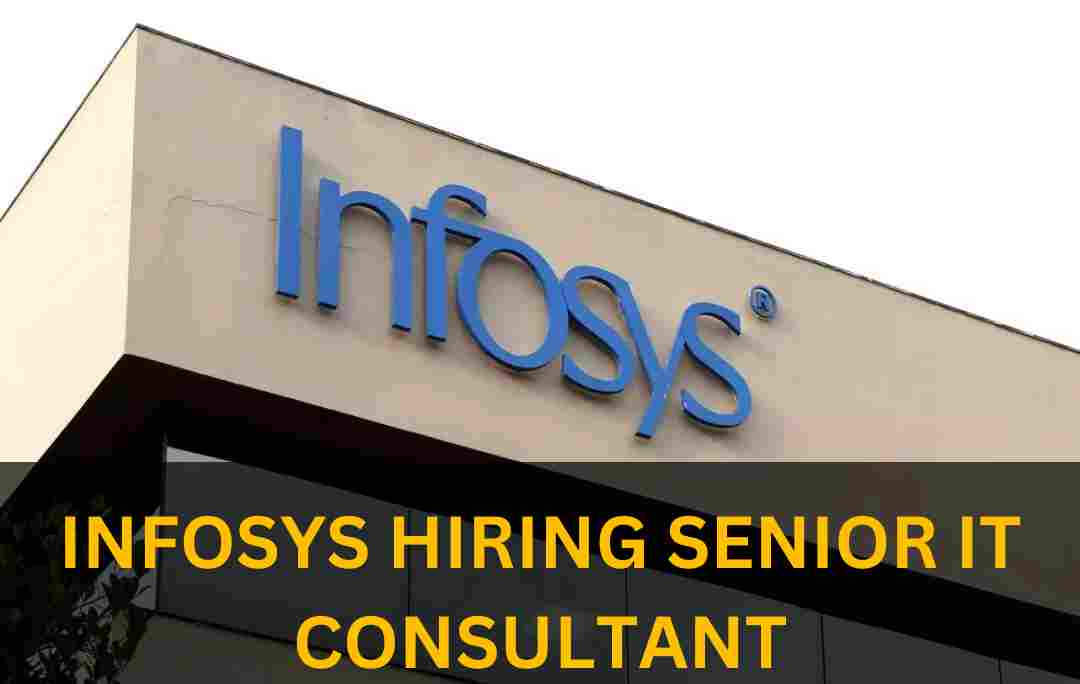 INFOSYS IS HIRING FOR SENIOR IT CONSULTANT