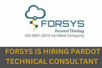 FORSYS IS HIRING PARDOT TECHNICAL CONSULTANT