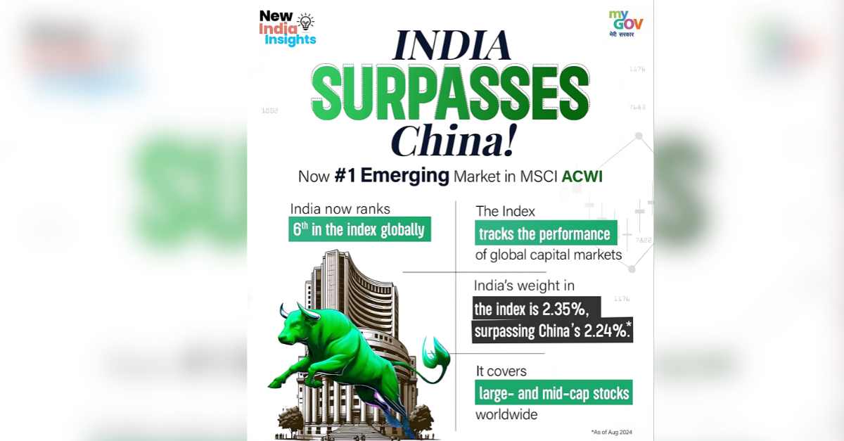 India Surpasses China